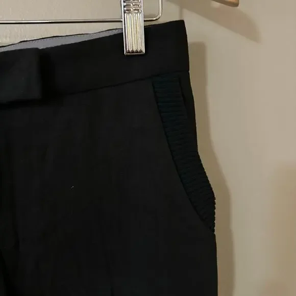 Stella McCartney Black Linen Straight Leg Trousers Size 36 - Picture 7 of 9